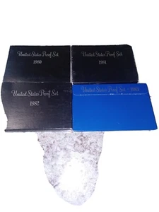 1980 through 1989 Proof Set. All in excellent condition. Some never opened. - Picture 1 of 3