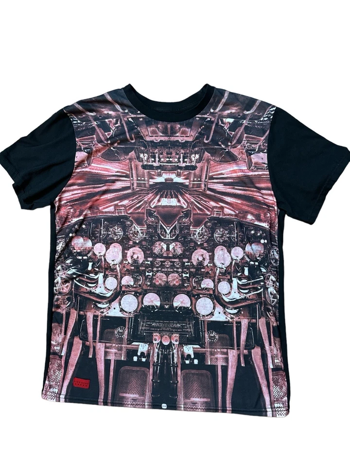 Camiseta Rich Gang Hi Speed Takeoff Airplane Cockpit para hombre talla grande Foto 1 de 4