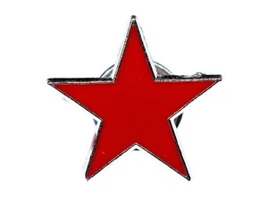 Star Brooch Pin Miniblings Lapel Pin Enamelled Cuba Red - Picture 1 of 4