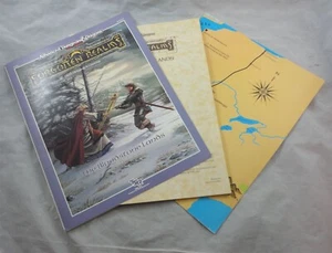 Advanced Dungeons & Dragons AD&D Forgotten Realms The Bloodstone Lands FR9 w/MAP - Picture 1 of 1