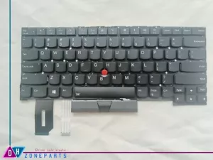 Clavier américain rétroéclairé et pointeur neuf d'origine pour Lenovo ThinkPad T490S T495S 01YP240 - Photo 1/6