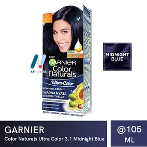 Garnier Haarfärbemittel Farbe natürliches Olivenöl glänzend langlebig #3.1 Mitternachtsblau - Bild 1 von 19