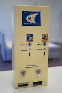 Alter Kondomautomat SEIPEL R3 50/60er Condom Münzautomat 2-Schacht - Bild 1 von 4