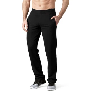 34" 36" 38" LEG EXTRA LONG BLACK Jogging Joggers Gym Bottoms Mens Big & Tall  - Picture 1 of 5