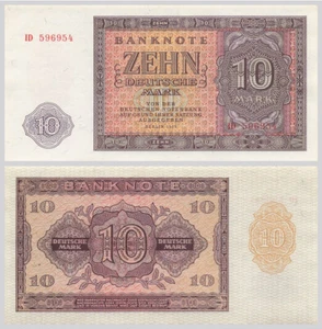 RDA 10 marcos 1955 casi nuevo serie ID Ro. 350 a - Imagen 1 de 1