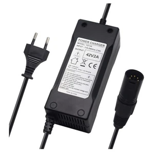 Pedelec Ladegerät 42V 2A 84W 5-Pole-XLR Akku Lader mit LED Schutz - Bild 1 von 7