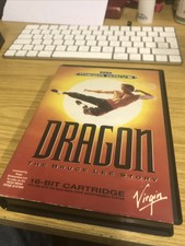 GENUINE SEGA MEGADRIVE GAME - DRAGON The Bruce Lee Story - Tested - Complete