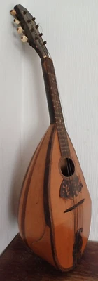 Antique Neapolitan Mandolin late 19th century, GIUSEPPE TOLONI to restore - Image 1 of 4