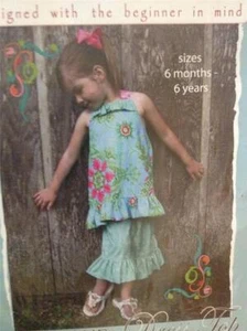 Sew Sensible Sewing Pattern 0000 Girls Boutique Dress Top Size 6m-6Y Uncut - Picture 1 of 3