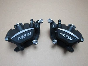 Triumph Trident 660 2021 5,143 miles front brake calipers pair Nissin (12938) - Picture 1 of 10