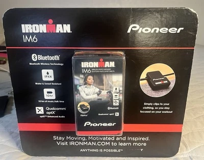 PIONEER IRONMAN IM6 AURICULARES BLUETOOTH NUEVOS Y SELLADOS ARTÍCULO RARO Foto 1 de 2