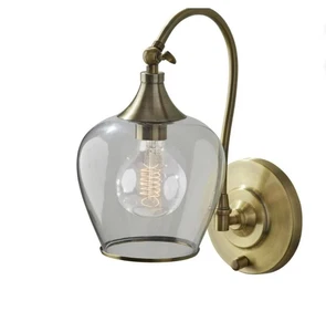 Adesso 3920-21 Bradford Wall Sconce Antique Brass 13" H - Picture 1 of 16