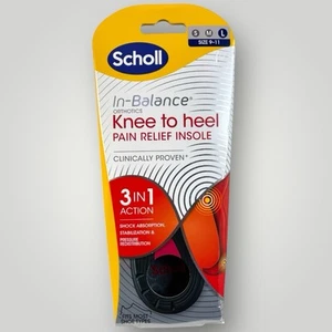 Plantilla ortopédica Scholl para aliviar el dolor de talón 3 en 1 Reino Unido 9-11 paquete de 1 - Imagen 1 de 5