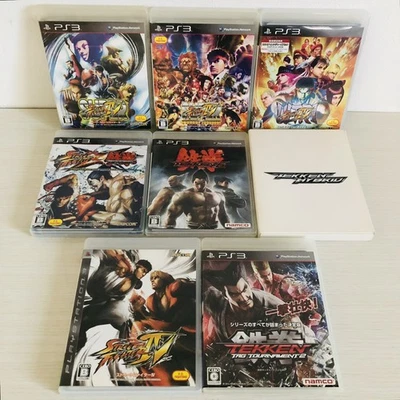 PS3 Street Fighter 4 IV Super Ultra Tekken 6 Tag Hybrid set of 8 PlayStation 3 - Image 1 of 4