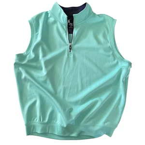 F&G Tech Teal Sports Golf 1/4 Zip Vest XXL - Picture 1 of 10