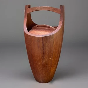Teak Dansk Ice Bucket by Jens H. Quistgaard 1960s Mid Century Modern MCM - Picture 1 of 11
