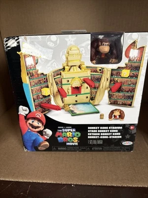 NEW Nintendo The SUPER MARIO BROS MOVIE Donkey Kong Stadium Toy Figure Playset - Image 1 of 4