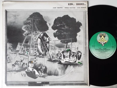 JOHN GREAVES/PETER BLEGVAD/LISA HERMAN - KEW RHONE. PROMO LP  1977 VIRGIN V2082 Foto 1 de 4