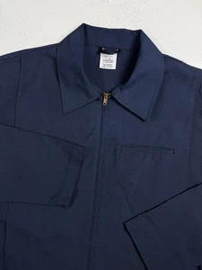 Workrite Benchmark FR Jacket Men Size XL (Relaxed Fit) Full Zip Navy Blue - Picture 1 of 11