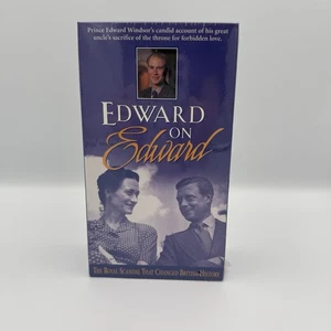 Edward on Edward (VHS, 1996) Prince Edward Windsor Royal Scandal Time Life Video - Picture 1 of 6