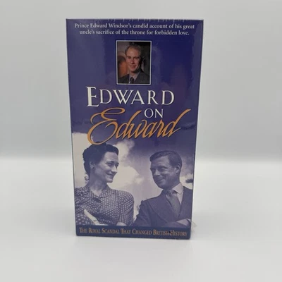 Edward on Edward (VHS, 1996) Prince Edward Windsor Royal Scandal Time Life Video - Image 1 of 4