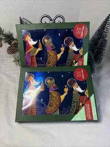 Three Wise Men 2 Boxes of Christmas Cards 14 Count Each With Matching SS Envelop - Picture 1 of 1