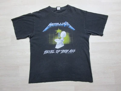 Camiseta Metallica Metal Up Your Ass Vintage (XL) 1994 Giant Ride the Lightning Foto 1 de 4