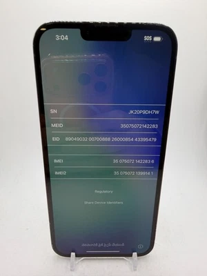 Apple iPhone 13 Pro Max - Azul - 128 GB - tal cual para salvamento/piezas/desmontaje Foto 1 de 4