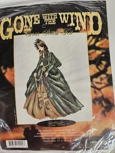 Leisure Arts GONE WITH THE WIND Scarlett In Green Velvet Cross Stitch Kit 114202 - Picture 1 of 5