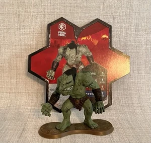 Heroscape Feral Troll Toril Battle for the Underdark With Card - Picture 1 of 5