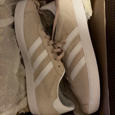 NUEVO Talla 7Y/Mujer 8 Adidas Gazelle "Tinte Rosa" Zapatillas bajas Zapatos H01512 Foto 1 de 4