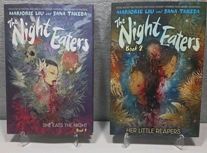 The Night Eaters Vol. 1 & 2 Hardcover Graphic Novels von Marjorie & Takeda NM - Bild 1 von 5