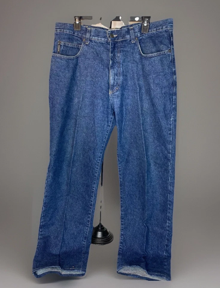 Vintage Iceberg, PEANUTS Y2k, Blue Jeans,  Men’s Size 38” X 31”made In Italy - Image 1 of 4