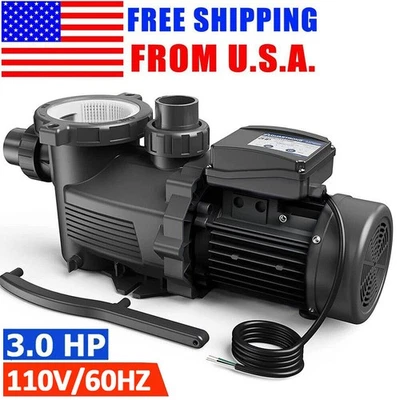 3HP 2900RPM For Hayward Super Pump In/Above-Ground Pro Swimming Pools US STOCK - Image 1 of 4