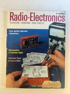 Radio-Electronics Magazine Vol 31 #12 Dec 1960 Philco Trace Cards Television VTG - Picture 1 of 8