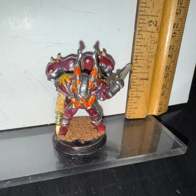 Warhammer 40k 1x Bloodletter Head 2 Khorne Chaos Renegade Rogue Trader Metal - Image 1 of 3