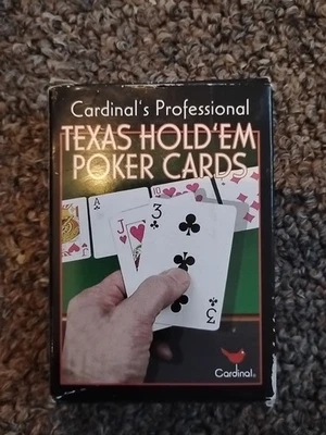 Cardinal's Professional Texas Hold'Em Poker Cards - Image 1 of 2