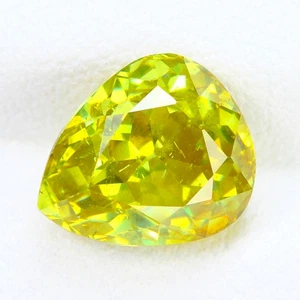 Pera Perfecta Premium 3,94 Ct 9,8 x 8,3 MM 100% Natural Verde España Esfalerita - Imagen 1 de 8