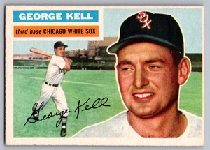 1956 TOPPS #195 GEORGE KELL WHITE SOX - Picture 1 of 3