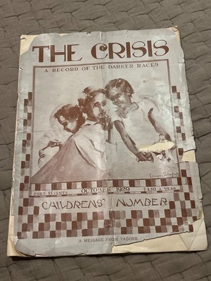 Rare! The Crisis A Record  of The Darker Races Oct 1929 - Image 1 of 4