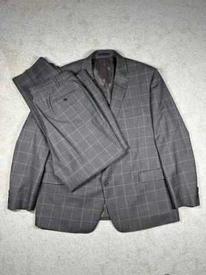 Lauren Ralph Lauren Black Label Bespoke Suit Brown Plaid Old Money 50L 44x32 EUC - Image 1 of 4