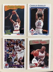 Charles Barkley 4 Card Lot NBA Hoops 1991-92 #248 #487 #531 AND 1992-93 #451 - Picture 1 of 2