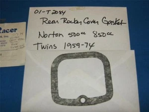 Norton # 06.7551 GASKET- INLET VALVE COVER (NMT2084) 1959-1974 A624 - Imagen 1 de 1