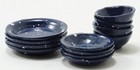 Dollhouse Miniatures 1:12 Scale Blue Enamelware Dishes, 12/Pc #Im65300