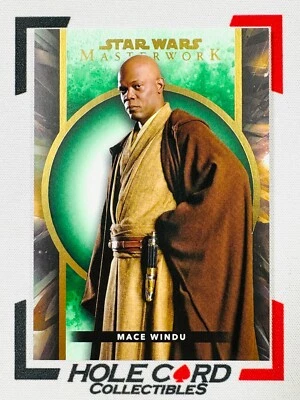 MACE WINDU 2022 Topps Star Wars Masterwork #60 Green 97/99 - Image 1 of 2