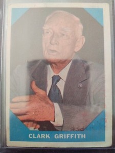 1960 Fleer Baseball Clark Griffith #15