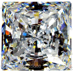 CZ/CUBIC ZIRCONIA SUPER QUALITY LOOSE SQ / ROUND SHAPE(NOT AAAAA ) LOOSE US SHIP - Picture 1 of 8