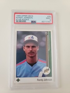 1989 Upper Deck RANDY JOHNSON Star Rookie Card #25 PSA 9 QTY