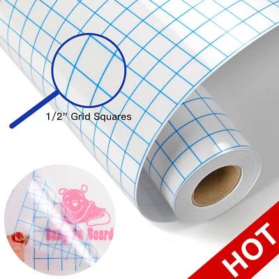 300mmx1.5-36m Medium Tack Paper Application Transfer Tape for Sign Sticker Vinyl - image 1 of 4