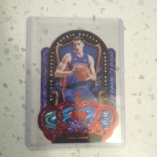 2021-22 Panini Crown Royale Rookie Royalty Luka Garza #31 Red Parallel RC /49